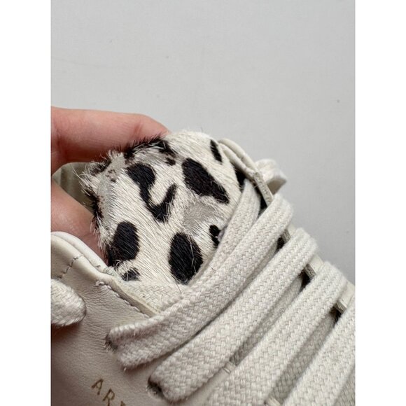 AXEL ARIGATO Clean 90mm Triple Leather Suede Calf Hair Low Top Sneakers Size 6.5 - Picture 2 of 16
